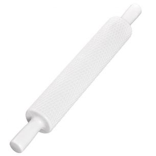 Fondant Roller White Zig Zag Impression Rolling Pin