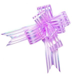 Small Butterfly Pull Bow-lilac X 10