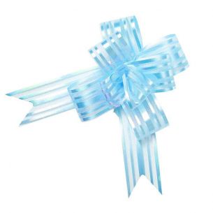 Small Butterfly Pull Bow-Light Blue X 10