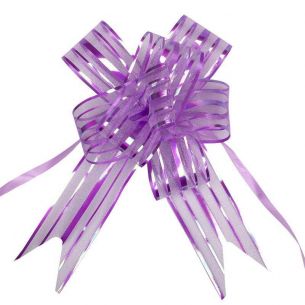 lilac pull bow
