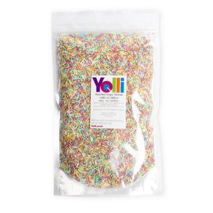 400g Coloured Sugar Strands Hundreds and Thousands Cake Sprinkles