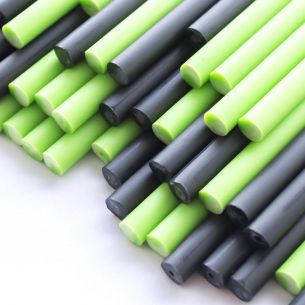 Ghoulish Green Halloween Plastic Lollipop Sticks 