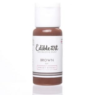 Edible Art Decorative Paint Brown 15ml