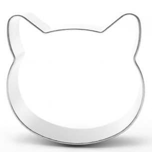 cat head cookie cutter