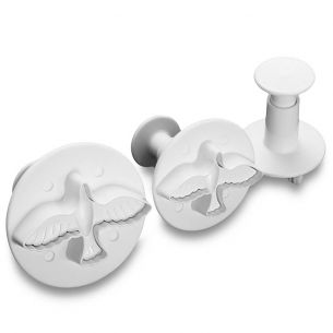 TC2036	Veined Dove Fondant Plunger Set