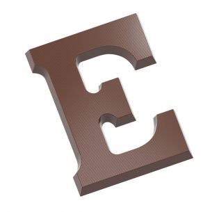 Chocolate Mould Letter E 200 gr