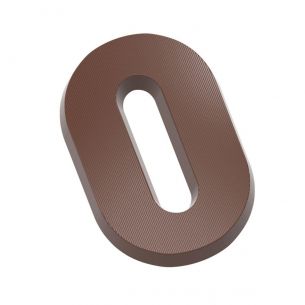 Chocolate Mould Letter O 135 gr