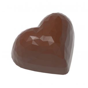 Chocolate Mould Heart Facet