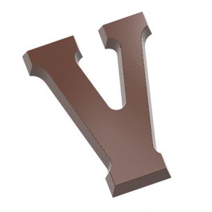 Chocolate Mould Letter V 135 gr