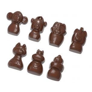 Chocolate Mould Assortment Zoo Animals