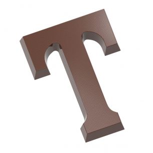 Chocolate Mould Letter T 135 gr