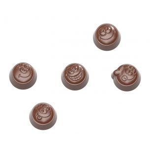 Chocolate Mould Smiley Praline 5 Fig.