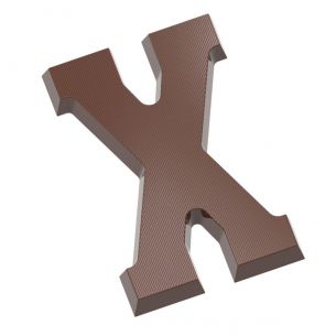 Chocolate Mould Letter X 135 gr