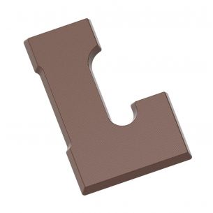 Chocolate Mould Letter L 135 gr