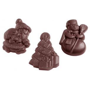 Chocolate Mould Christmas Assortment 3 Fig.