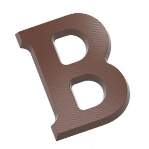 Chocolate Mould Letter B 135 gr