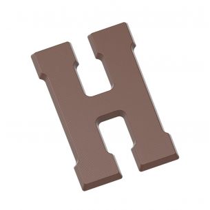 Chocolate Mould Letter H 135 gr