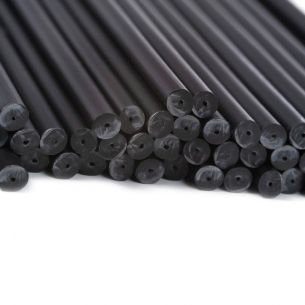 140mm x 4.5mm Black Plastic Lollipop Sticks x 3000 (NS)