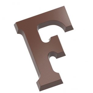 Chocolate Mould Letter F 200 gr