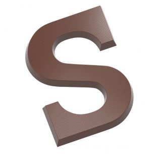 Chocolate Mould Letter S 200 gr
