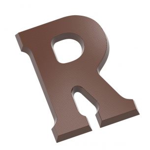 Chocolate Mould Letter R 200 gr