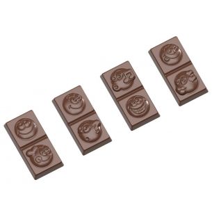 Chocolate Mould Emoji Smiley Faces 4 Fig.