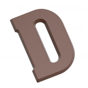 Chocolate Mould Letter D 135 gr