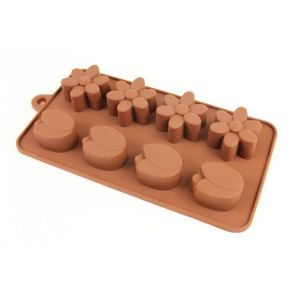 tulip dahlia silicone chocolate mould