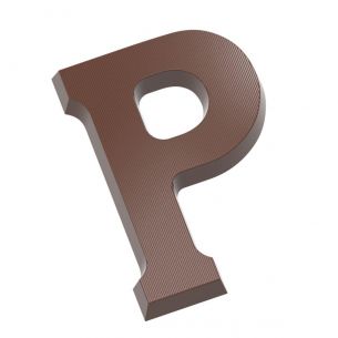 Chocolate Mould Letter P 135 gr