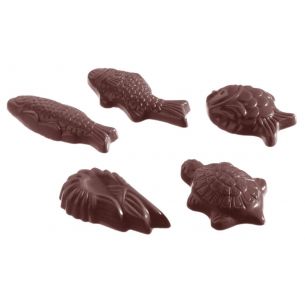 Chocolate Mould Karak Sea Animals 5 Fig. cw1170
