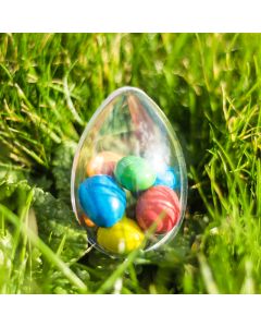 Clear Easter Egg Transparent Plastic Container 60mm